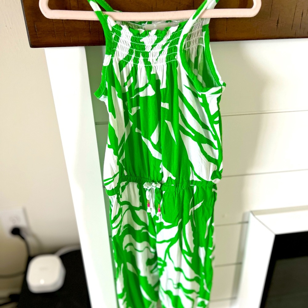 Green and White Lilly Pulitzer Romper. Target 20th Anniversary Collection.